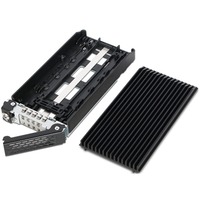 Icy Dock MB720TK-B Boîtier de disques de stockage Boîtier disque dur/SSD Aluminium, Noir 2.5", Boîtier externe Noir, Boîtier disque dur/SSD, 2.5", M.2, Aluminium, Noir