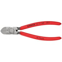 KNIPEX Pince coupante 72 11 160, pour plastique, Tenailles de cran Rouge