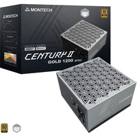 Montech CENTURY II 1200 alimentation  modulaire 1200 watt Argent, 1x 12V-2x6, 6x PCIe