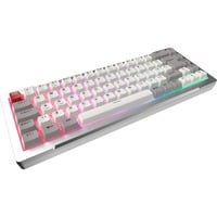 RAIJINTEK MGA-68, clavier gaming Argent, Layout DE, Hejin Magnetic Yellow