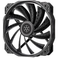 SilverStone Shark Force 160 ventilateur de boîtier Noir, 160 x 160 x 27 mm, PWM