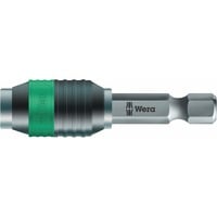 Wera 889/4/1 K Rapidaptor Universalhalter, 1/4", Adaptateur pour clés mixtes à cliquet Noir/Vert