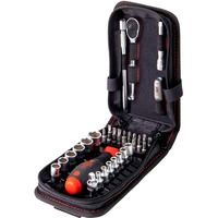 Wiha Ensemble de douilles et embouts 1/4", 40 pièces, Clés mixtes à cliquet 