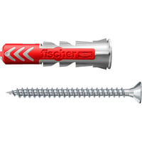 fischer Cheville DuoPower 6/8/10 SB Gris clair/Rouge