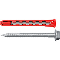 fischer Cheville à tige longue HybridPower 10x90 FUS K Rouge/gris
