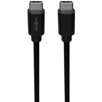 Ansmann Câble de données et de charge USB Type-C vers Type-C Noir
