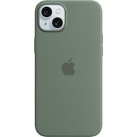 Apple Coque en silicone avec MagSafe pour iPhone 15 Plus, Housse/Étui smartphone Vert foncé