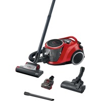 Bosch Serie 6 ProAnimal 2,4 L Aspirateur réservoir cylindrique Sec 750 W Sans sac Rouge/Noir, 750 W, Aspirateur réservoir cylindrique, Sec, Sans sac, 2,4 L, HEPA, Filtre hygiénique