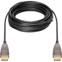 Digitus Câble hybride en fibre optique DisplayPort AOC, UHD 8K Noir