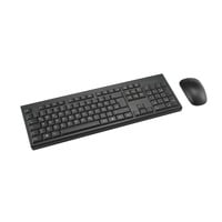 Kensington KM150 EQ Kit clavier + souris sans fil set de bureau Noir, Layout DE (QWERTZ), Membrane, 100%, Taille réelle (100 %)