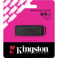 Kingston DataTraveler Exodia 64 GB, Clé USB Noir