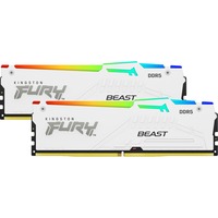 Kingston FURY 64 Go DDR5-5200 (2x 32 Go) mémoire vive Blanc, KF552C40BWAK2-64, XMP 3.0