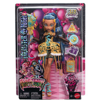 Mattel – Poupée CLEO DE NILE ANNIVERSAIRE MONSTRUEUSEMENT MÉMORABLE Poupée mannequin, Femelle, 4 an(s), Garçon/Fille, 290 mm, 250 g