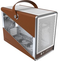 Montech Heritage 30 Pro boîtier mini tower Blanc/Marron | 2x USB-A | 1x USB-C | Window