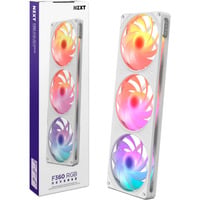 NZXT F360 RGB ventilateurs de boîtier Blanc, 3 pièces, 360 x 120 x 25 mm, PWM