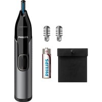 Philips 3000 series Nose trimmer series 3000 NT3650/16 Tondeuse nez, oreilles et sourcils, Nez / Ohrenhaartrimmer Gris/Noir, oreilles et sourcils, Gris, Acier inoxydable, Batterie, AA, Alcaline