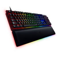 Razer Huntsman V2 Analog, clavier gaming Noir, Layout DE, Razer Analog Optical, Taille réelle (100 %), USB, Contacteur de touche opto-mécanique, QWERTY, LED RGB, Noir