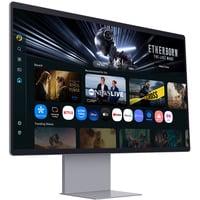 Samsung Smart Monitor 32" M9 M90SF UHD 4K 60Hz Argent, 1x DisplayPort, 1x HDMI, 1x USB-C, 2x USB-A, 165 Hz, 81,3 cm (32"), 3840 x 2160 pixels, 4K Ultra HD, OLED, 0,03 ms, Argent
