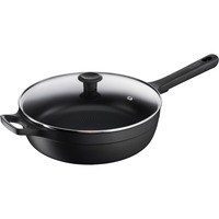 Tefal G61237 Rond Noir, Poêle Noir, Rond, Noir, Aluminium, Titane, Bakelite, 5 personne(s)