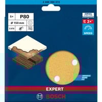 Bosch 2 608 900 815 fourniture de ponçage et de meulage rotatif Bois pâte sablée, Feuille abrasive pâte sablée, Bois, Bosch, Marron, Rond, 15 cm