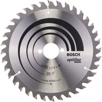 Bosch Lames de scies circulaires Optiline Wood, Lame de scie Bois, 19 cm, Bosch, 466 g, 1 pièce(s)