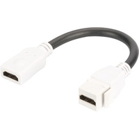 Digitus Module Keystone HDMI 2.0 avec câble de 12 cm, Module de Keystone Blanc
