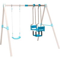 HUDORA Balançoire Vario - Module complémentaire Gondole Turquoise/Beige