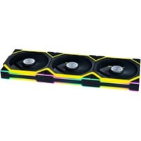 Lian Li UNI FAN SL120 Wireless Reverse Blade ventilateurs de boîtier RGB  Noir, 3 pièces, 120 x 124.5 x 28 mm, PWM