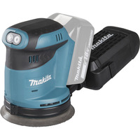 Makita Ponceuse orbitale aléatoire DBO180Z 18V Bleu/Noir, Batterie et chargeur non inclus