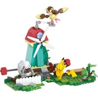 Mattel Pokémon Countryside Windmill, Jouets de construction Jeu de construction, 7 an(s), Plastique, 240 pièce(s), 500,8 g