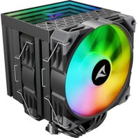 Sharkoon A60 RGB Refroidisseur CPU Noir, Connecteur de ventilateur PWM à 4 broches