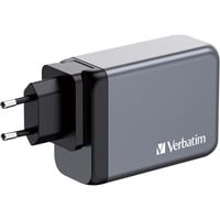 Verbatim GNC-240 Universel Noir, Gris Secteur Charge rapide Intérieure Gris, 3x USB-C, 1x USB-A, Intérieure, Secteur, 28 V, Noir, Gris