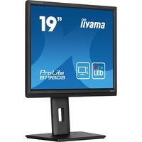 iiyama ProLite B1980S-B1 écran plat de PC 48,3 cm (19") 1280 x 1024 pixels VGA LED Noir Moniteur Noir (Mat), 1x DisplayPort, 1x HDMI, 48,3 cm (19"), 1280 x 1024 pixels, VGA, LED, 3 ms, Noir