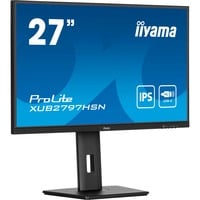 iiyama ProLite XUB2797HSN-B2 écran plat de PC 68,6 cm (27") 1920 x 1080 pixels Full HD LED Noir Moniteur Noir (Mat), 68,6 cm (27"), 1920 x 1080 pixels, Full HD, LED, 1 ms, Noir