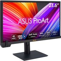ASUS ProArt PA24US écran plat de PC 59,9 cm (23.6") 3840 x 2160 pixels 4K Ultra HD LCD Noir Moniteur Noir, 1x DisplayPort, 2x HDMI, 1x USB-C, 2x USB-A, 59,9 cm (23.6"), 3840 x 2160 pixels, 4K Ultra HD, LCD, 5 ms, Noir