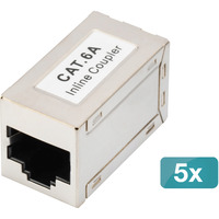 Digitus Raccord modulaire CAT 6A, blindé, 5 pièces, Module de Keystone 