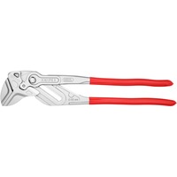 KNIPEX Pince-clé XL 86 03 400 pince chromée, poignées gainées en plastique