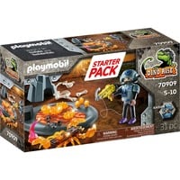 PLAYMOBIL Dino Rise - Starter Pack Agent avec Scorpion de feu, Jouets de construction 70909