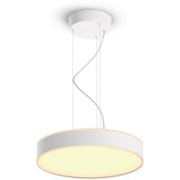 Philips Hue Suspension Enrave, Lumière LED Blanc, Philips Hue White ambiance Suspension Enrave, Eclairage intelligent par suspension, Bluetooth, Blanc, LED, Métal, Ampoule(s) non remplaçable(s)
