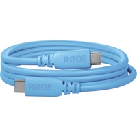 Rode Microphones Câble USB 3.2 Gen1 SC27-B bleu, connecteur USB-C > connecteur USB-C Bleu clair