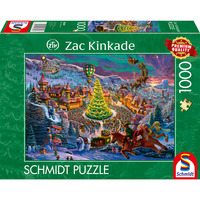Schmidt Spiele Zac Kinkade : Pôle Nord du Père Noël, Puzzle 