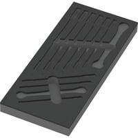 Wera Insert en mousse pour 6000 Joker Set 1, vide, Dépôt Noir/gris