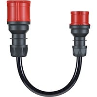 go-e Adaptateur pour Gemini flex 22 kW, CEE rouge triphasé 32A > CEE rouge 16A Noir