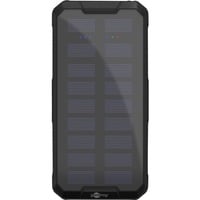 goobay Powerbank de charge rapide extérieure 20.000 mAh avec solaire Noir