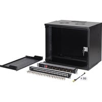 Digitus Ensemble réseau SOHO Pro 19" 540x400 mm (LxP), Armoire informatique Noir