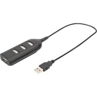Digitus Hub USB 2.0, 4 ports Noir