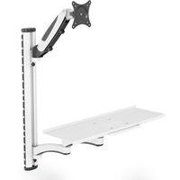 Poste de travail (moniteur, clavier, souris) montage mural