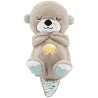 Fisher-Price – Ma Loutre Câlins Bonne Nuit, Peluche Brun clair, Loutre en peluche, 0 an(s), Interactif, Sonore, AA, Piles fournies