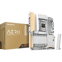 GIGABYTE X870E AERO X3D WOOD carte mère socket AM5 Argent, RAID, 2x 5 Gb-LAN, WLAN, BT, Sound, ATX