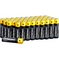 Intenso 7501510 - Energy Ultra Alkaline Batterie AAA Micro 40er-Pack - Batterie Batterie à usage unique Alcaline Noir/Jaune, Batterie à usage unique, AAA, Alcaline, 1,5 V, 40 pièce(s), 1250 mAh
